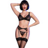 Chilirose - Cr 4692 Ensemble Quatre Pièces Noir M